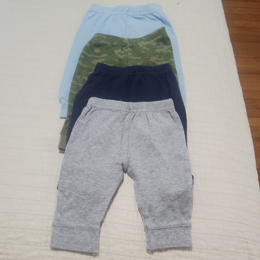 Kids Cozy Sweatpants Set - Gray, Blue, Green